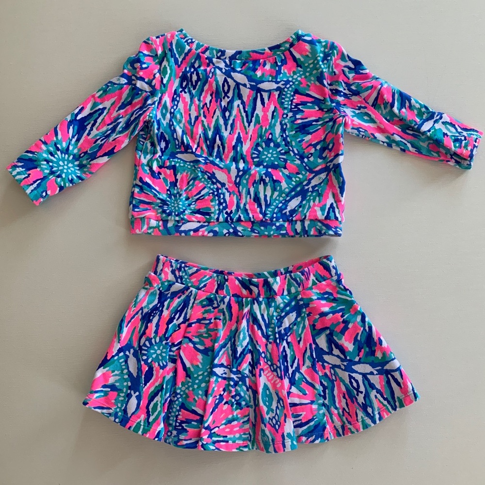 Lilly Pulitzer sweater & skort set (size S 4-5) - Picture 2 of 4